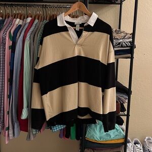 H&M Men’s Oversized Fit Large Rugby Shirt